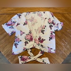 Rose Tie T-shirt